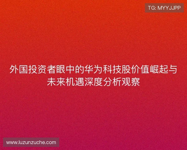 外国投资者眼中的华为科技股价值崛起与未来机遇深度分析观察